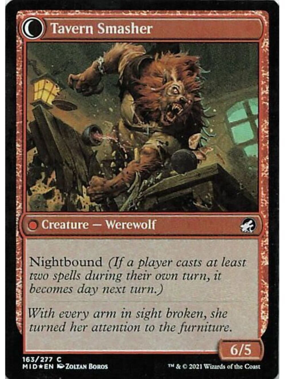 Magic: The Gathering 2021 Tavern Ruffian LP MID